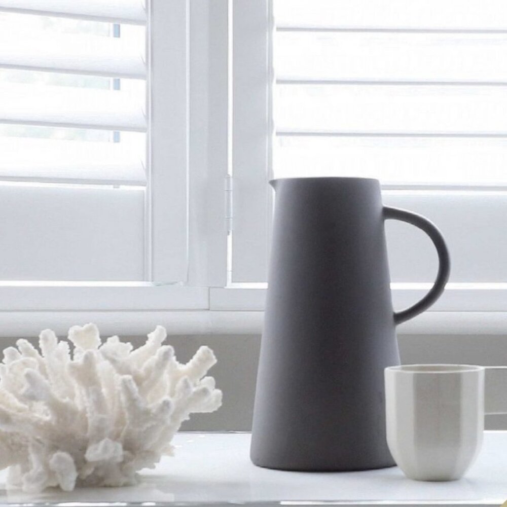 H&M Stoneware Pitcher (8 1/2" tall) - Picture 3 of 9